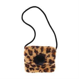 mudpie -Leopard Pom Fur Purses