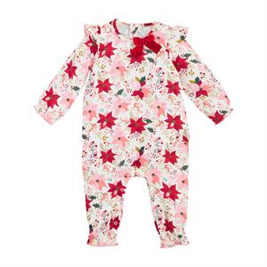 mudpie - Poinsettia One-Piece