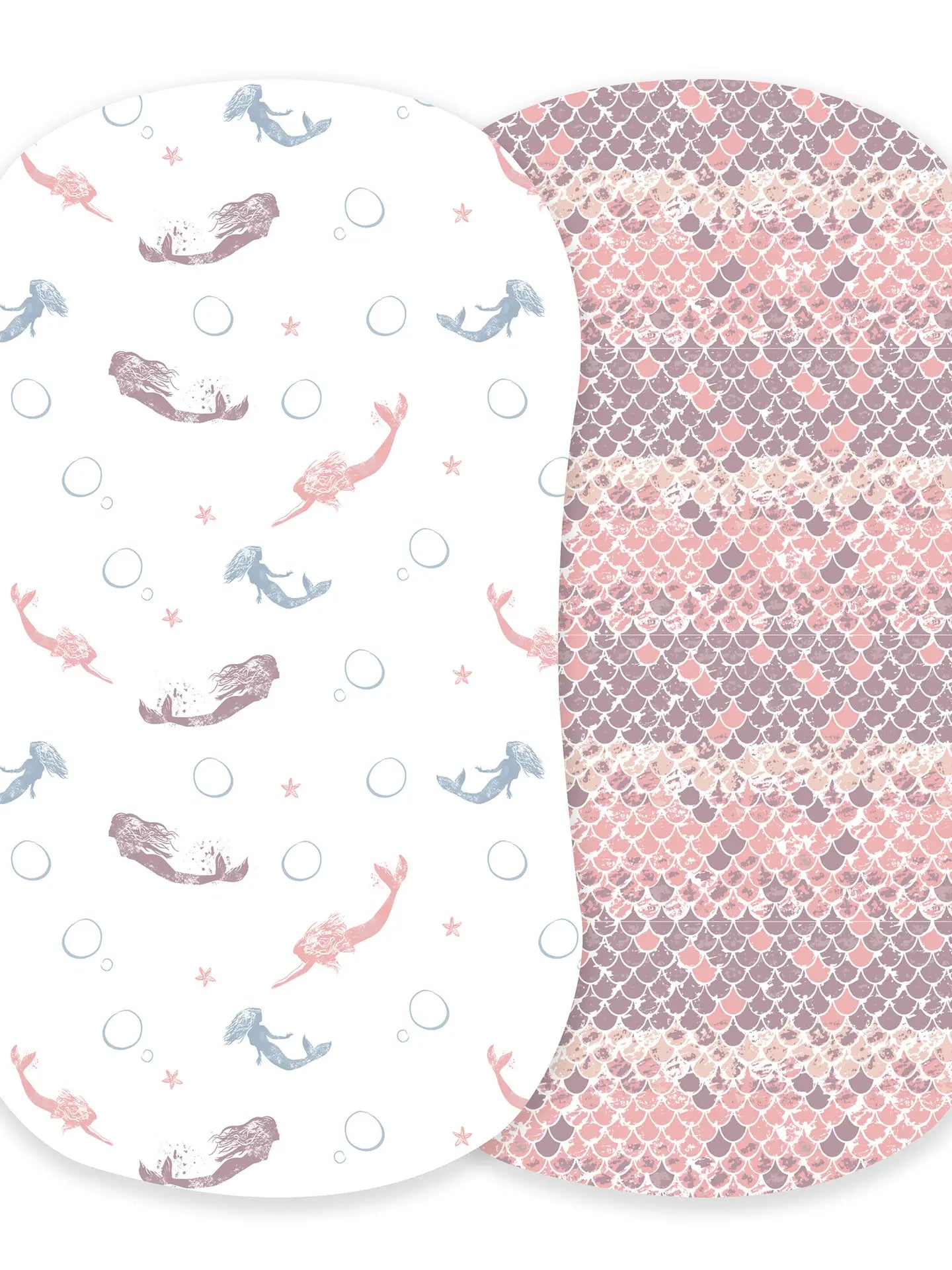 Mermaids and Scales Changing Pad Cover/Bassinet Sheets