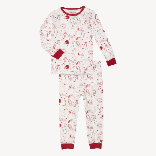 White Game Day Modal Magnetic Me Infant PJ