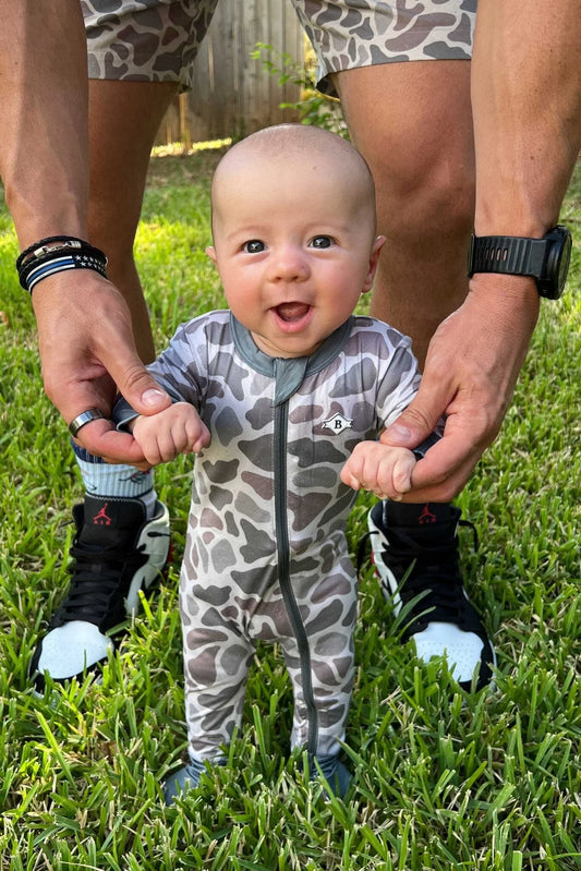 Classic Deer Camo Baby Zip Up