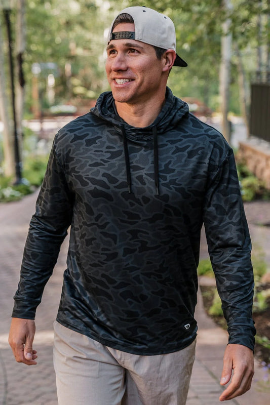 Black Camo Performance Hoodie