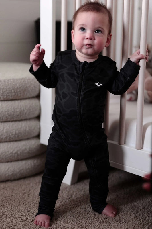 Black Camo Baby Zip Up