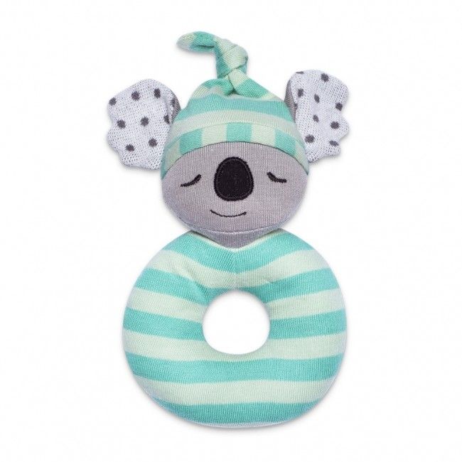 Organic Farm Bunnies Kozy Koala teething rattle